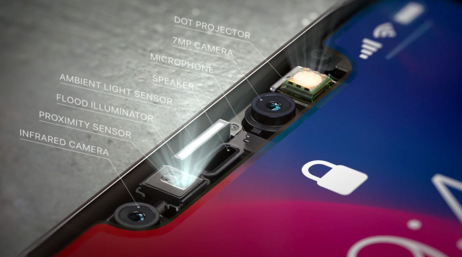 Mô hình bảo mật nhiều lớp trên điện thoại iPhone bao gồm Face ID và mã hóa dữ liệu
